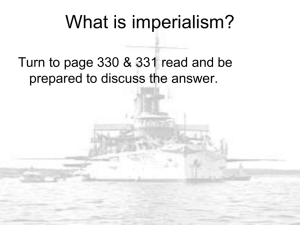 Ppt Slide Show Imperialism