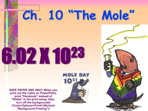 The Mole - My CCSD