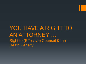 You Have the Right to an Attorney
