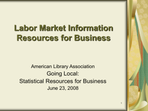 Labor Market Information for Business