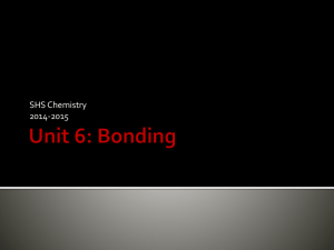 Unit 6: Bonding