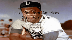 Jackie Robinson Americas Greatest Citizen