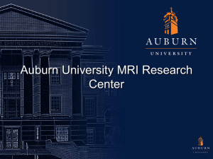 AU MRI Research Center Presentation