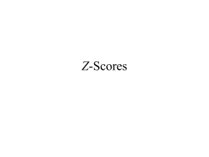 Z-Scores
