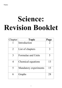 7. Revision Booklet