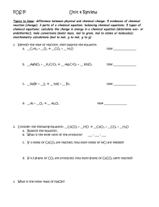 Unit 4 Study Guide/Review worksheet