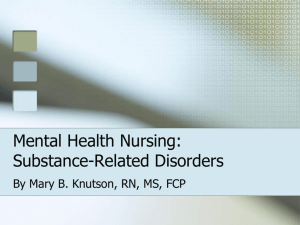 Mental Health Nursing: Anxiety Disorders