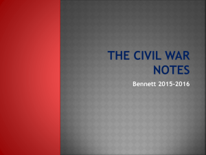 The Civil War Notes