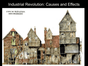 I. Causes of the Industrial Revolution