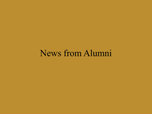 News from Alumni - St. Olaf College