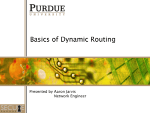 Introduction to Dynamic Routing