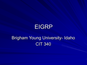 eigrp - Brigham Young University