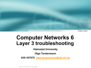 Troubleshooting OSPF