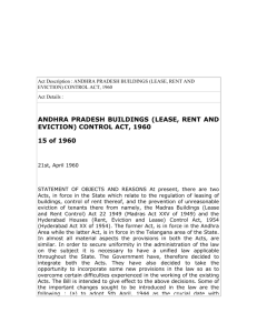 andhra pradesh buildings (lease, rent and eviction) control act, 1960