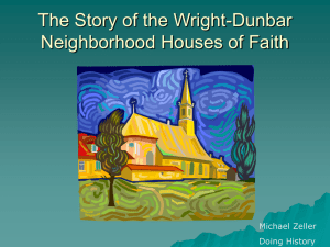 WRIGHT-DUNBAR NEIGHBORHOOD CHURCHES