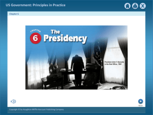 US Government: Principles in Practice