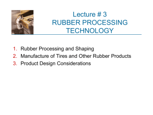 RUBBER PROCESSING TECHNOLOGY