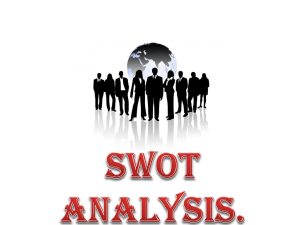 swot analysis.