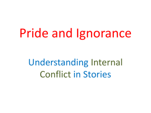 Pride and Ignorance - Captain Rice's Website