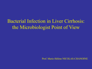 Bacterial Infection in Liver Cirrhosis, the Microbiologist Point of View