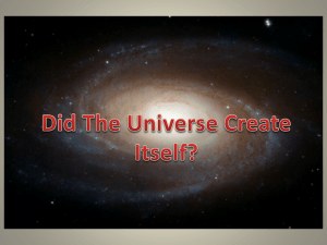 Did the Universe Create Itself?