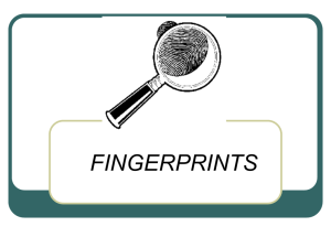 History of Fingerprints