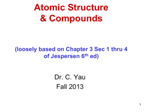 atomic mass - CCBC Faculty Web