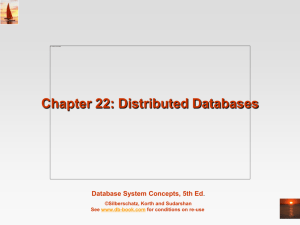 Distributed Databases - Internet Database Lab.