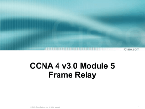 Frame Relay Concepts