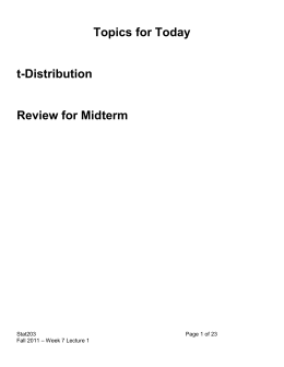 Statistics Sect 10 2 Worksheet 1 Name Inference About Population