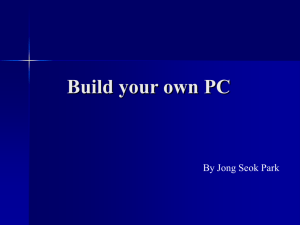 Build Your Own PC Jong Seok Park