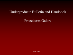 Handbook/Bulletin - Arkansas State University