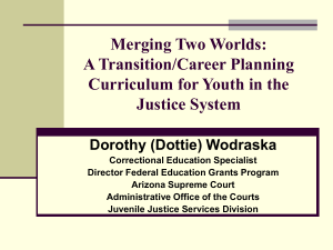 A Transition/Career Planning Curriculum for Youth in the Justice