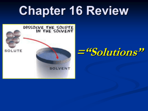 Chapter 16 Review “Solutions”