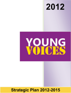Young Voices - FINAL DRAFT Strategic Plan