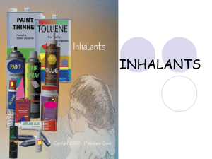 Inhalants - UCSD Cognitive Science