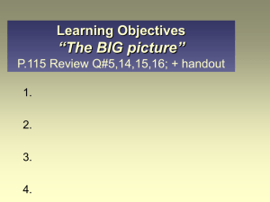 Chapter Four PPT handout blank notes