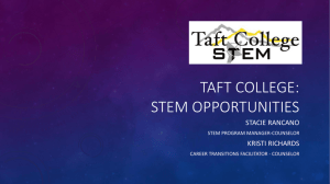 Taft College: STEM Opportunities