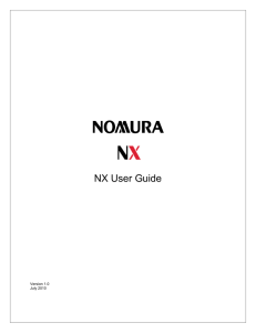NX User Guide