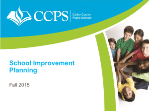 2015-2016 School Improvement Training PowerPoint