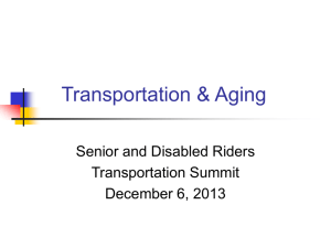 Transportation & Aging - RTC Regional Transportation Commission