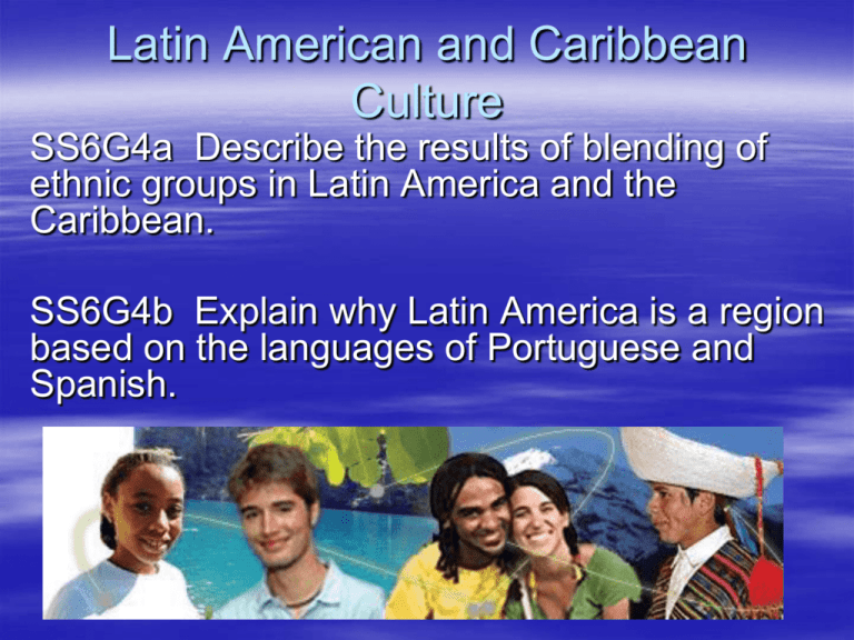 Ethnic Groups In Latin America And The Caribbean