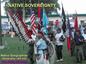 sovereignty conflicts - Academic Program Pages at Evergreen