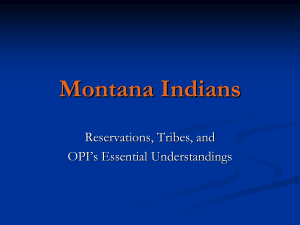 Montana Indians - Columbia Falls Schools