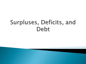 Deficits and Debt