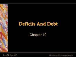 Irwin/McGraw-Hill Deficits And Debt