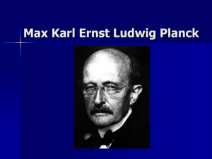 Max Karl Ernst Ludwig Planck