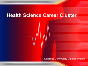Health Science Cluster Overview