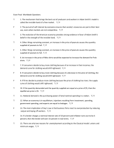 Econ 1312 Final Review Workbook Questions