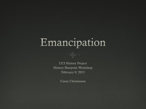 Lecture on Emancipation 2.9